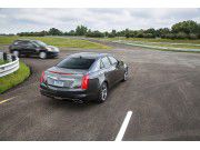  The equipped with V2V technology Cadillac CTS (model 2015) informs the driver before this the oncoming vehicle can see. 