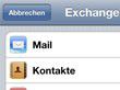 iPhone-Praxis: Anbindung an Exchange und SharePoint Server