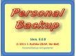 Personal-Backup - Kostenloses Backup- und Restore-Tool