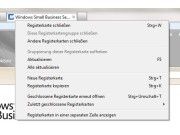 Ordnungshalber: Über dieses Menü lassen sich Registerkarten verwalten. Ordnungshalber: Über dieses Menü lassen sich Registerkarten verwalten.