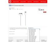 Update: Inzwischen hat Vodafone die neuen iPhones wieder aus dem Shop entfernt. 