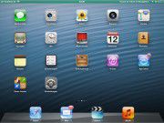 Homescreen: Zum Start ist das Startmenü des iPads noch leer. Der App Store ändert das. Homescreen: Zum Start ist das Startmenü des iPads noch leer. Der App Store ändert das.