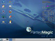 Grafisch: Parted Magic startet per Standard in eine grafische Oberfläche.