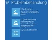 Simpel: Windows 8 lässt sich über Assistenten wiederherstellen. Simpel: Windows 8 lässt sich über Assistenten wiederherstellen.