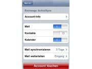 Geht auch: das Apple iPhone und Exchange ActiveSync.