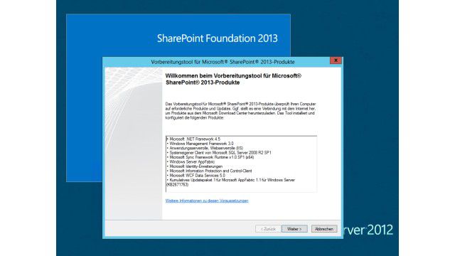 vorbereitungstool sharepoint 2013