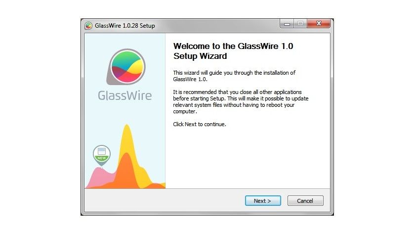 GlassWire - Setup-Assistent GlassWire - Setup-Assistent