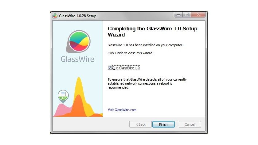 GlassWire - Erfolgreiche Installation GlassWire - Erfolgreiche Installation