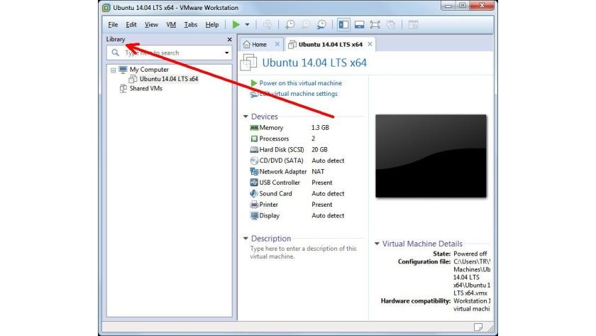 VMware Workstation Pro: Virtual Machine Library der Workstation Pro ...