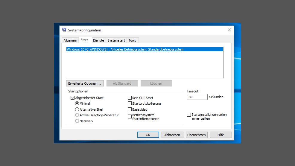 Abgesicherter Modus Windows 10 Im Abgesicherten Modus Starten