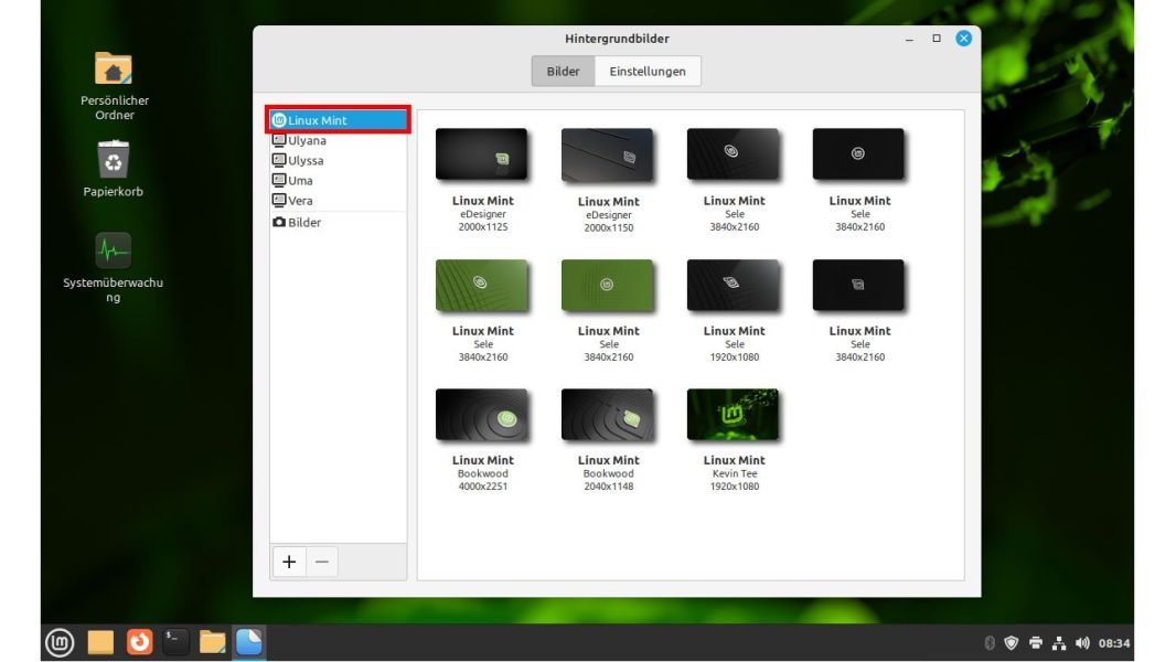 Linux Mint Hintergrundbild ändern Linux Mint 21.1 mit CinnamonDesktop TecChannel